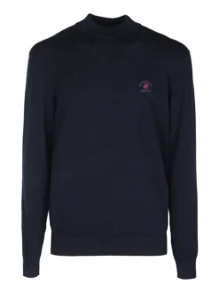 Polo Club Pullover in maglia da uomo con collo a lupetto
