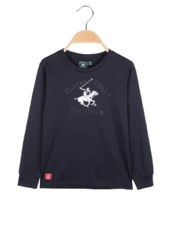 Polo Club T-shirt da bambino a maniche lunghe in cotone