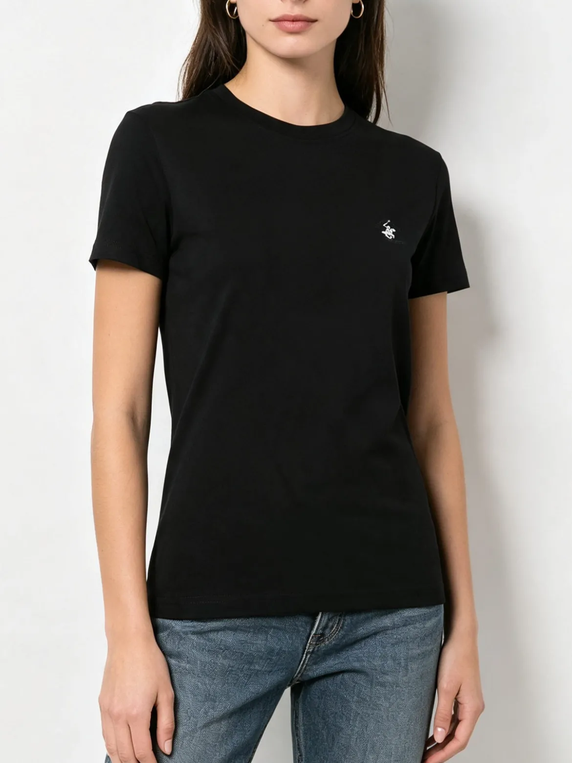 Polo Club T-shirt girocollo da donna in cotone