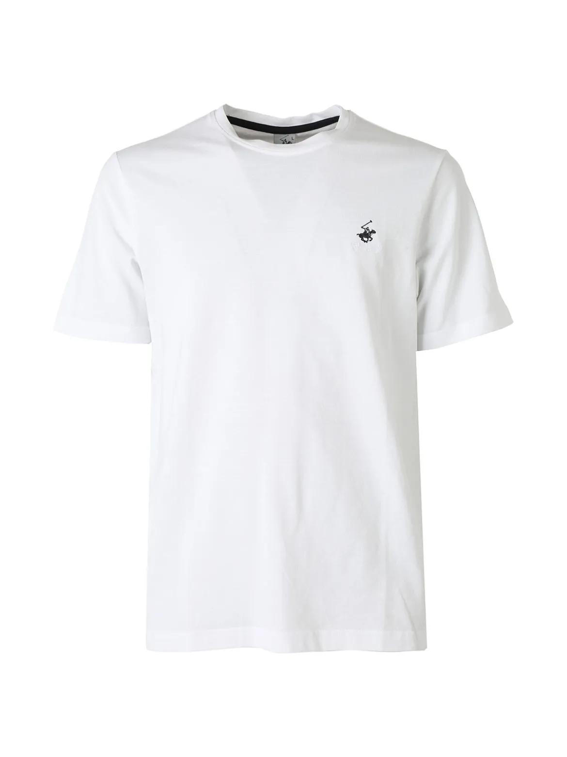Polo Club T-shirt girocollo da uomo in cotone - bianco