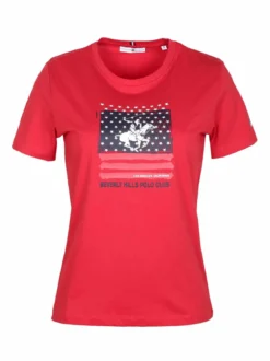 Polo Club T-shirt manica corta donna con stampa