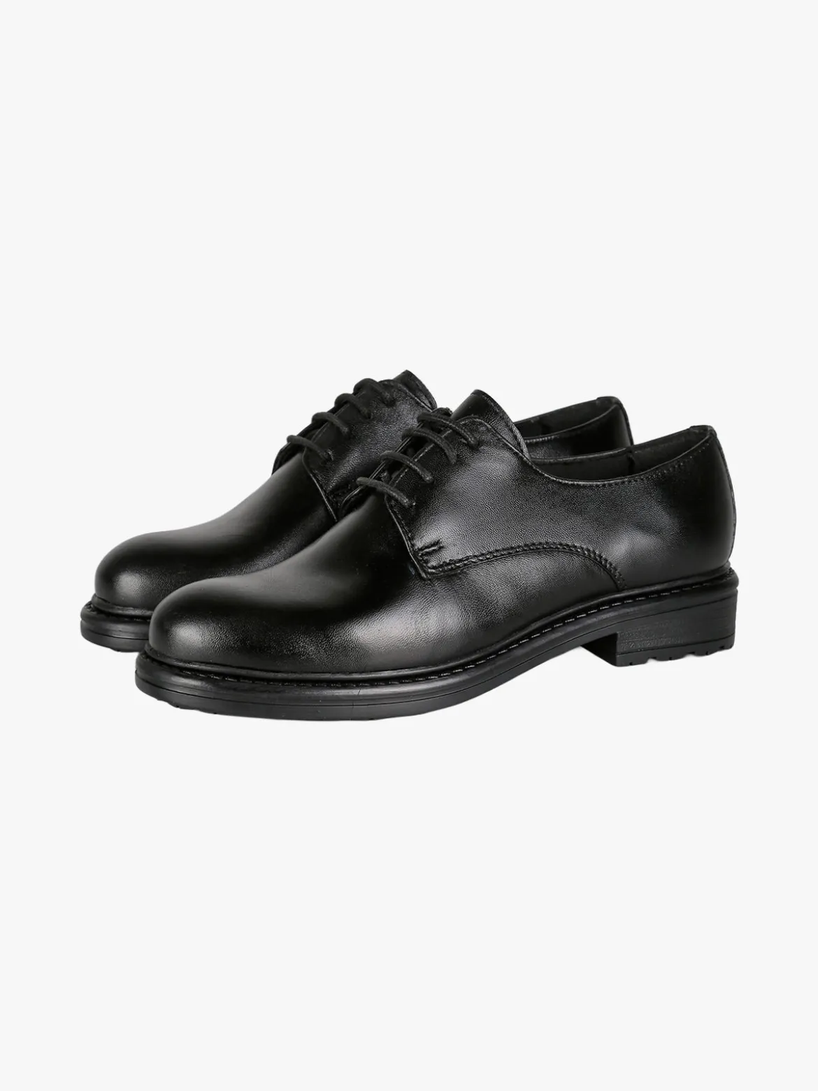 Posch Francesine donna stringate in pelle - nero