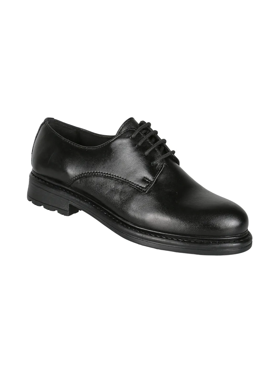 Posch Francesine donna stringate in pelle - nero