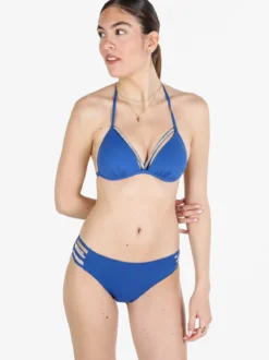 Power Flower Bikini da donna a triangolo con strass