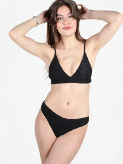 Power Flower Bikini donna a triangolo monocolore