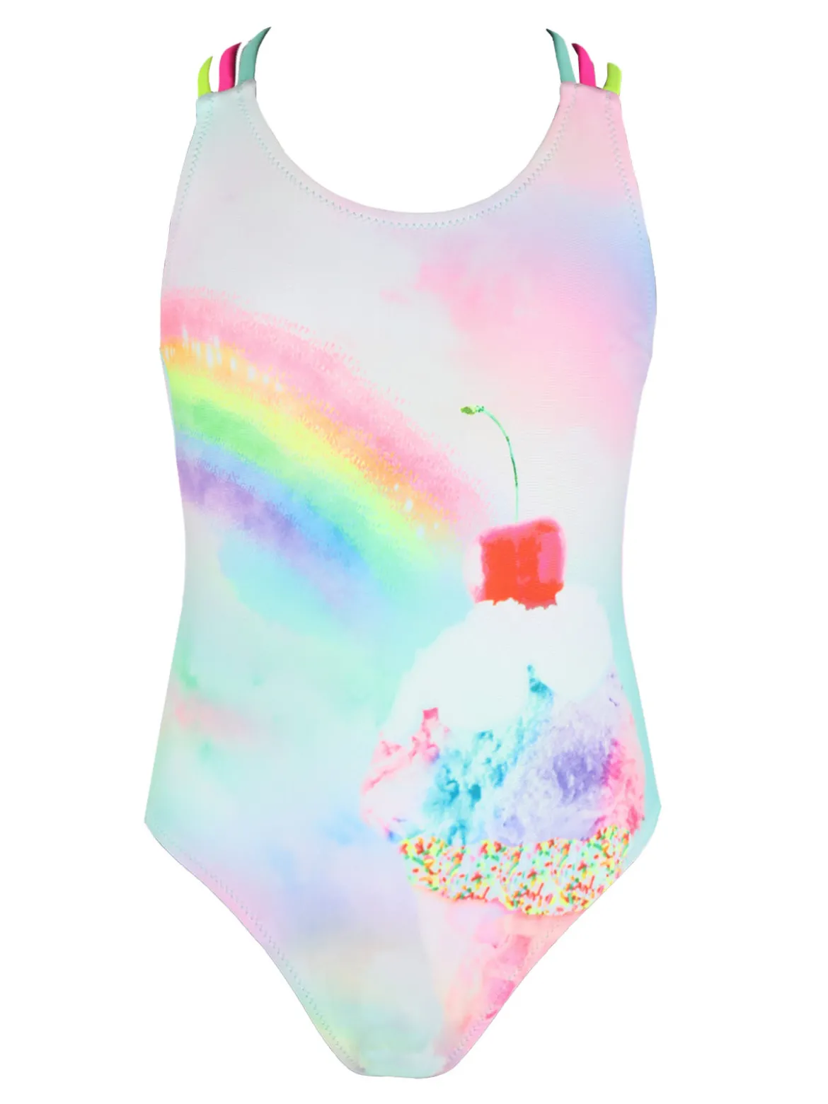 Power Flower Costume intero da bambina con stampa