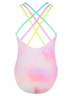 Power Flower Costume intero da bambina con stampa