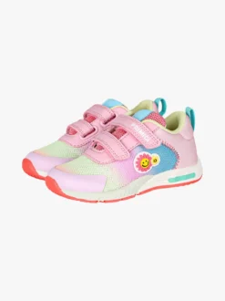 Primigi Sneakers da bambina con strappi e luci - rosa