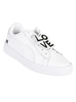 Puma Basket Badge sneakers ragazza in pelle