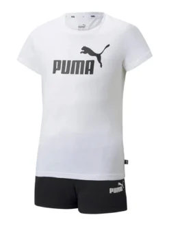 Puma Completo sportivo da bambina in cotone