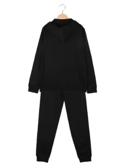 Puma ESS+ANIMAL FZ HOODED SUIT Completo tuta da ragazza - nero