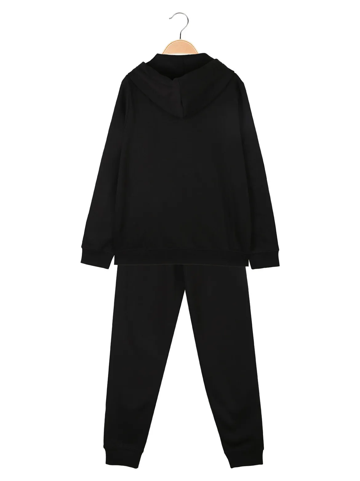 Puma ESS+ANIMAL FZ HOODED SUIT Completo tuta da ragazza - nero