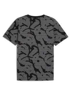 Puma ESS LOGO LAB AOP T-shirt da uomo - nero