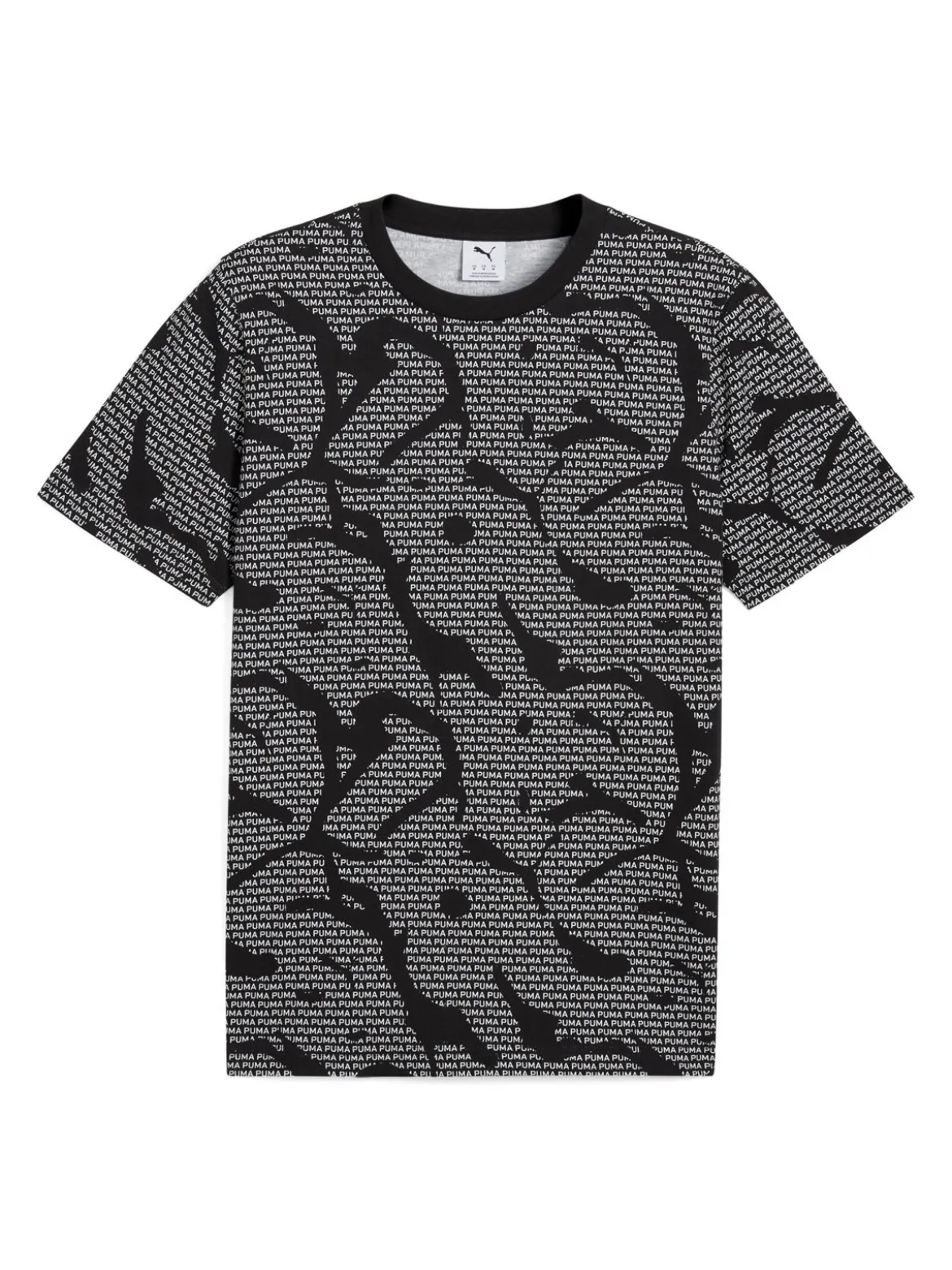 Puma ESS LOGO LAB AOP T-shirt da uomo - nero