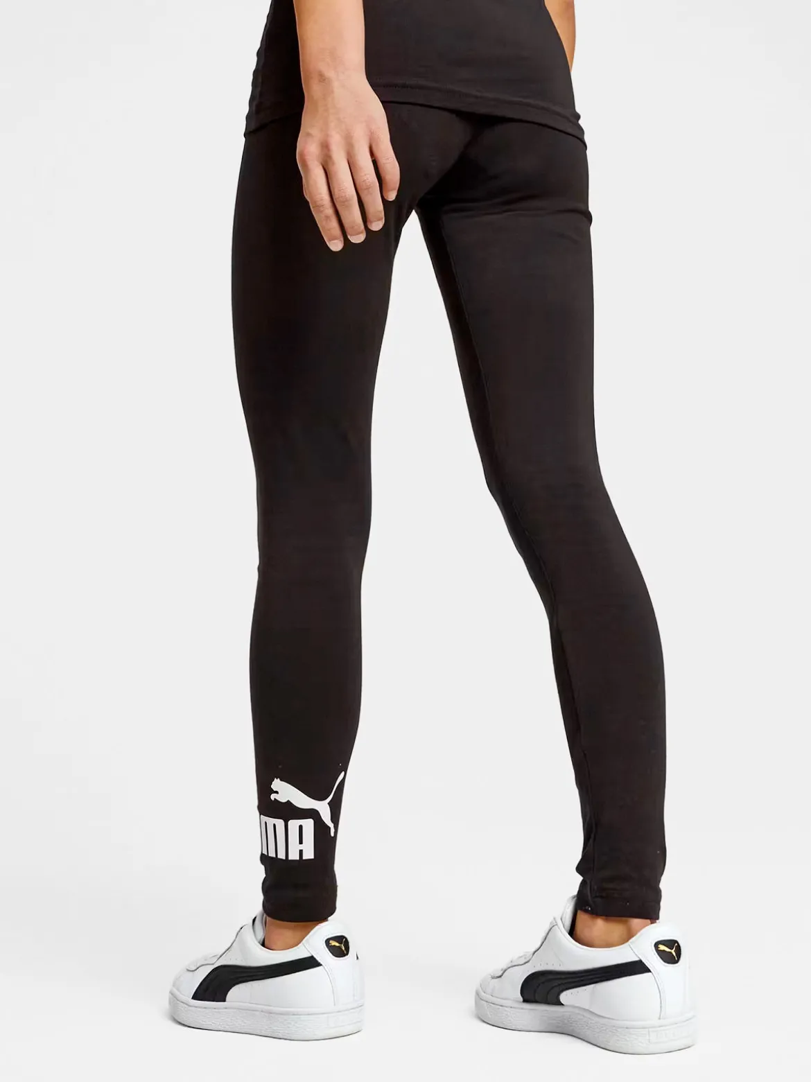 Puma ESS No.1 Logo leggings da ragazza - nero