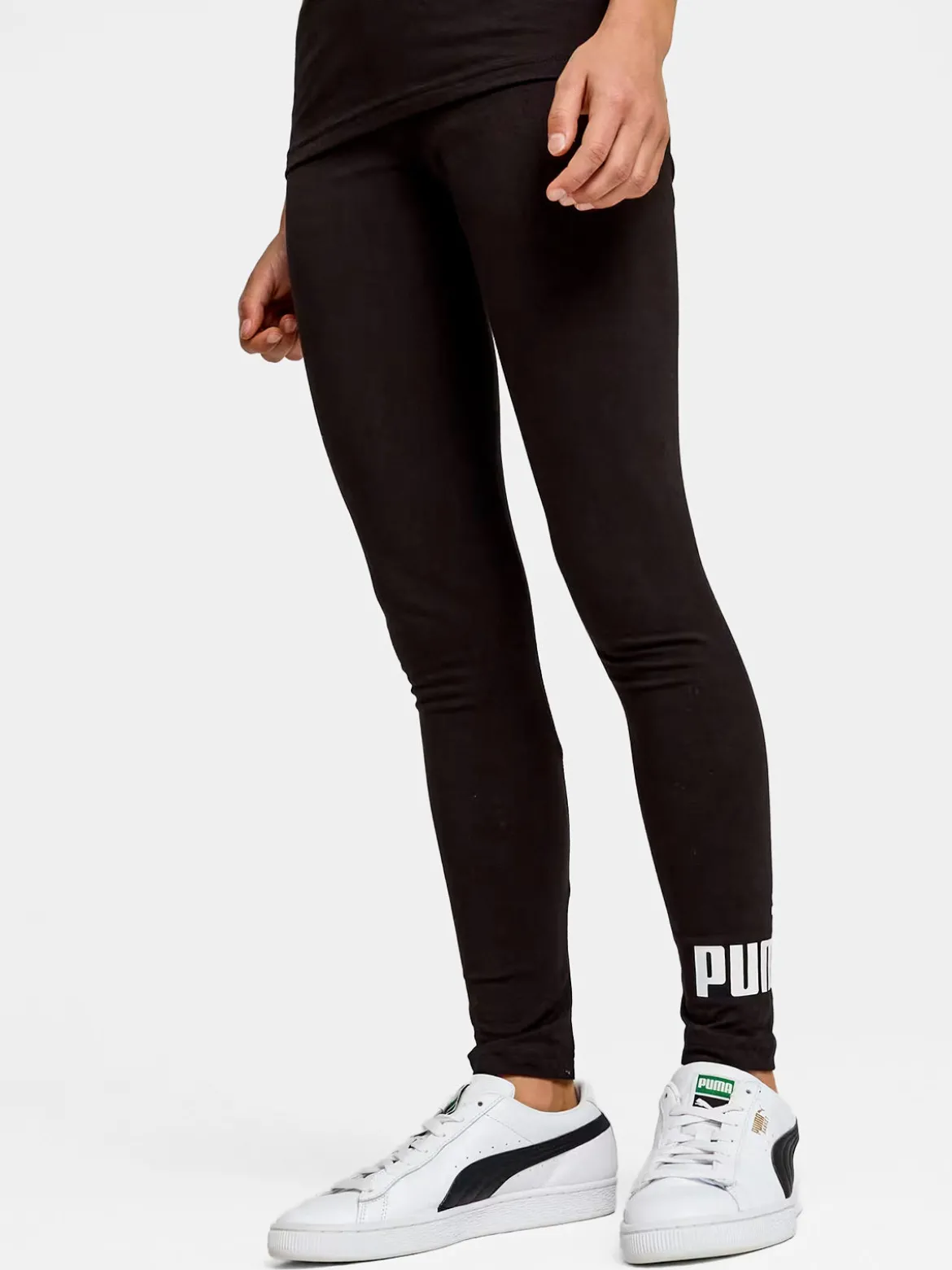 Puma ESS No.1 Logo leggings da ragazza - nero