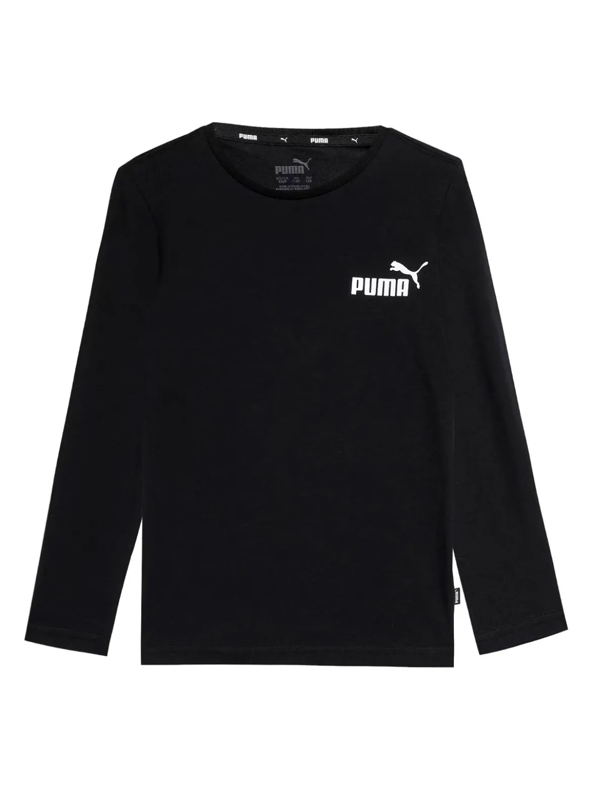 Puma ESS No.1 Logo LS Tee T-shirt a maniche lunghe da ragazzo