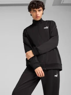 Puma ESS Poly Suit Completo tuta sportiva da uomo full zip - nero