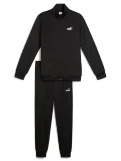 Puma ESS Poly Suit Completo tuta sportiva da uomo full zip - nero