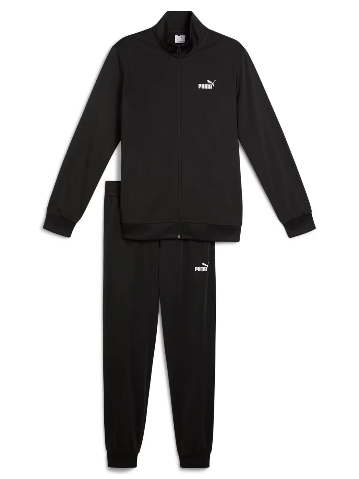 Puma ESS Poly Suit Completo tuta sportiva da uomo full zip - nero