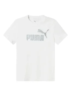 Puma ESS + TEXTURED FOIL BIG LOGO T-shirt da ragazza