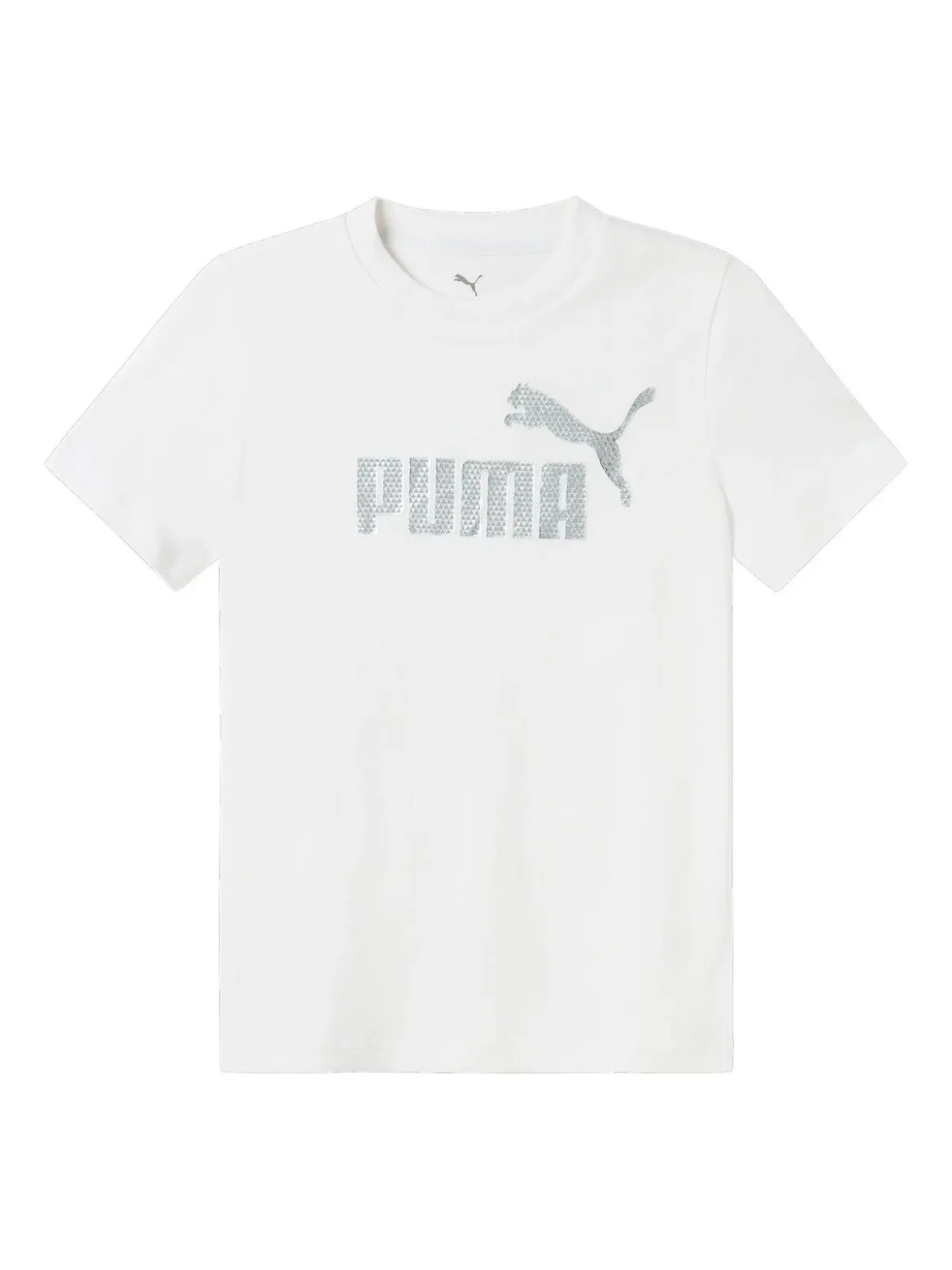 Puma ESS + TEXTURED FOIL BIG LOGO T-shirt da ragazza