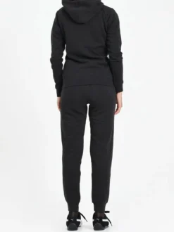 Puma FULL - ZIP HOODED SWEAT SUIT Completo tuta donna con cappuccio e zip - nero