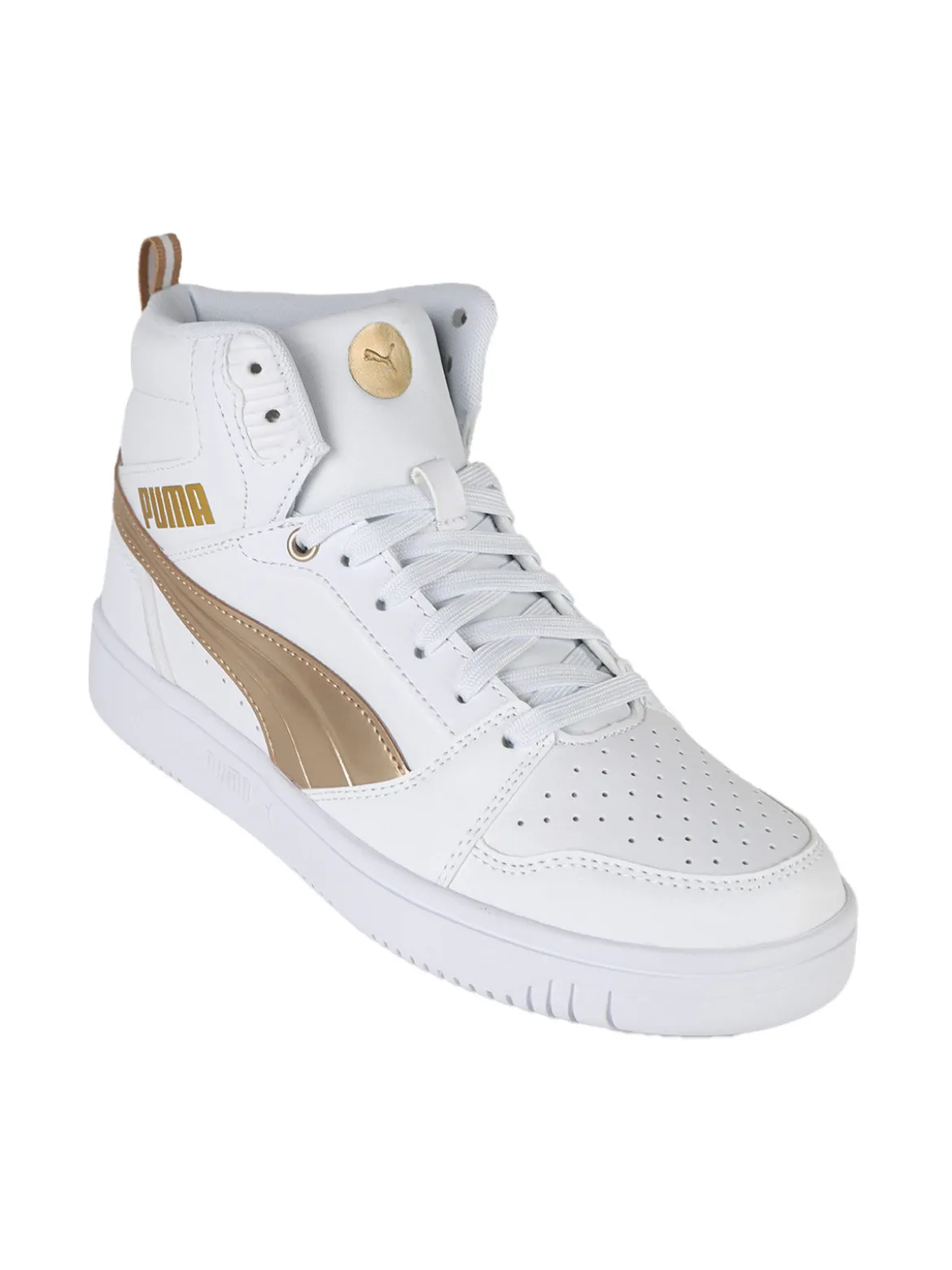 Puma Rebound v6 Mid Metallic Dream sneakers donna alte