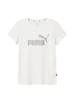 Puma T-shirt da ragazza con logo glitter