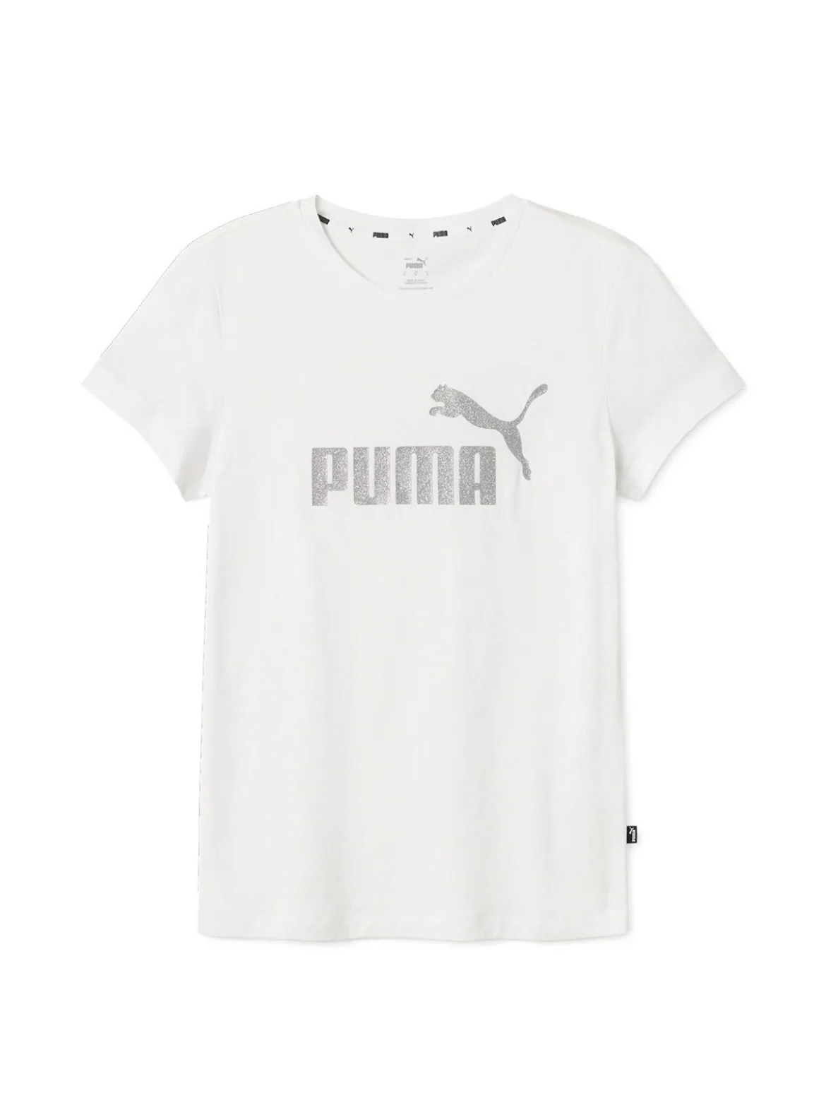 Puma T-shirt da ragazza con logo glitter