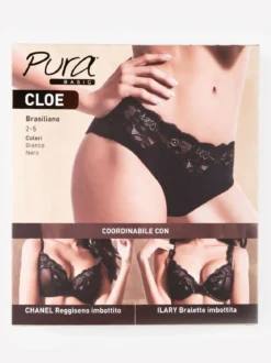 Pura CLOE P9124S Brasiliana con pizzo