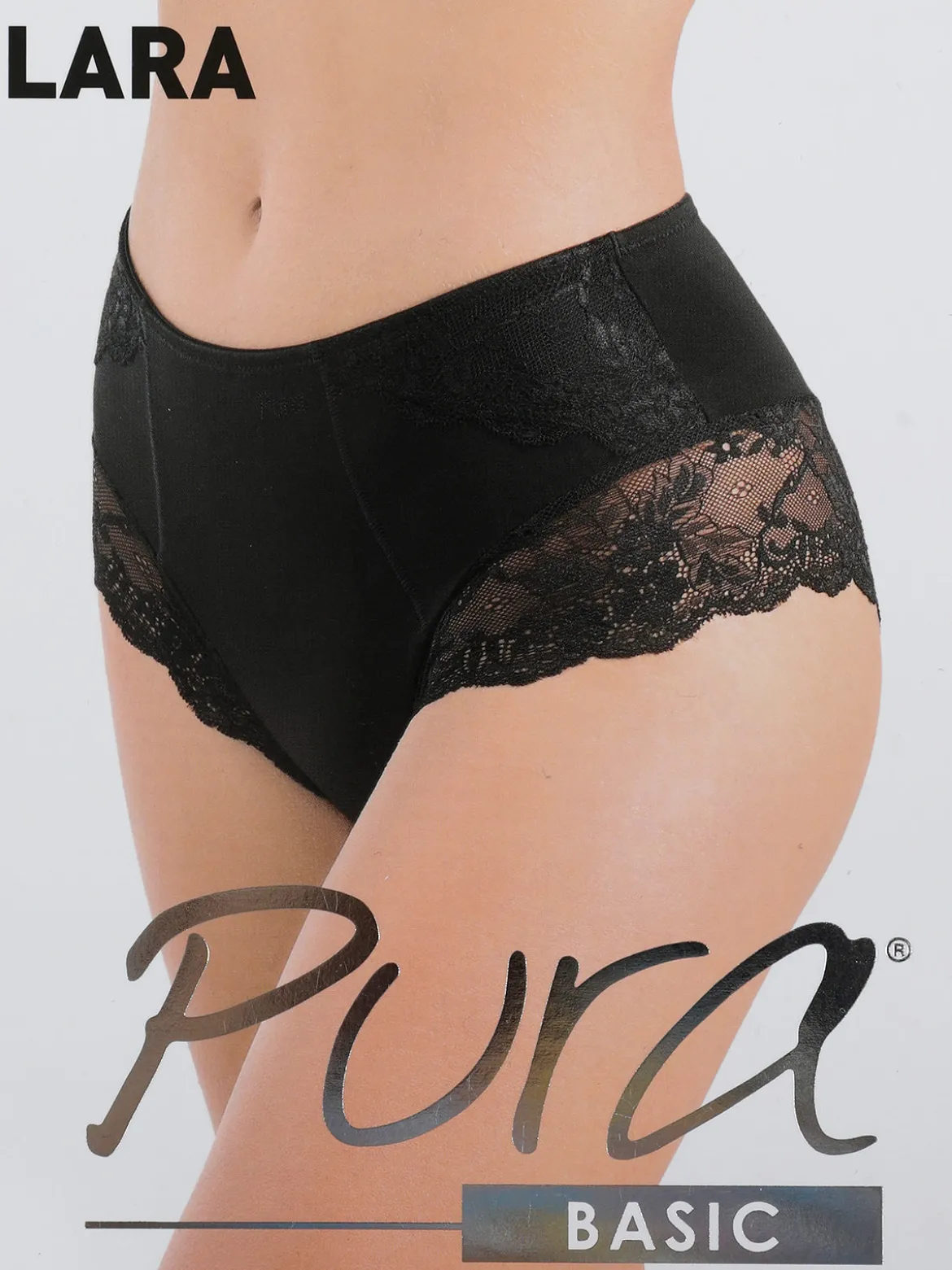 Pura LARA Guainetta donna con pizzo