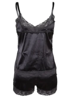 Pura Luxury P0588C Top+culotte con pizzo