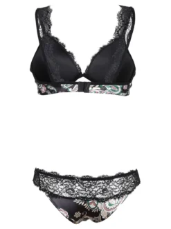 Pura P0708C Bralette imbottita + brasiliano in raso