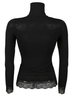 Pura P0648C Dolcevita a manica lunga in cashmere