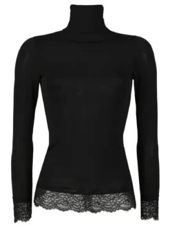 Pura P0648C Dolcevita a manica lunga in cashmere