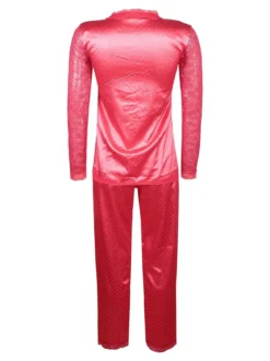 Pura Pigiama lungo donna con pizzo
