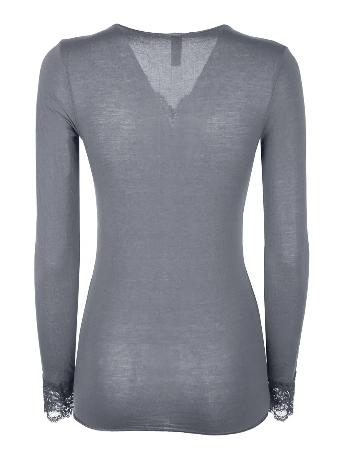 Pura P0716M Maglia donna in cashmere con pizzo