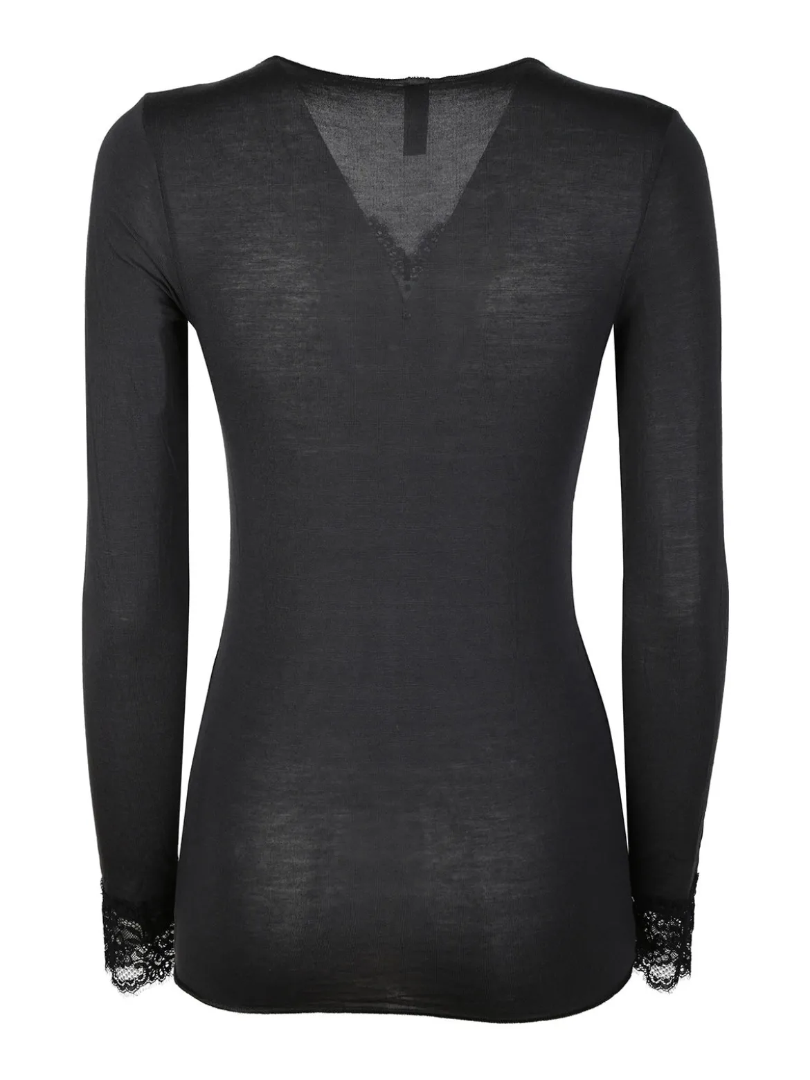 Pura P0716M Maglia donna in cashmere con pizzo