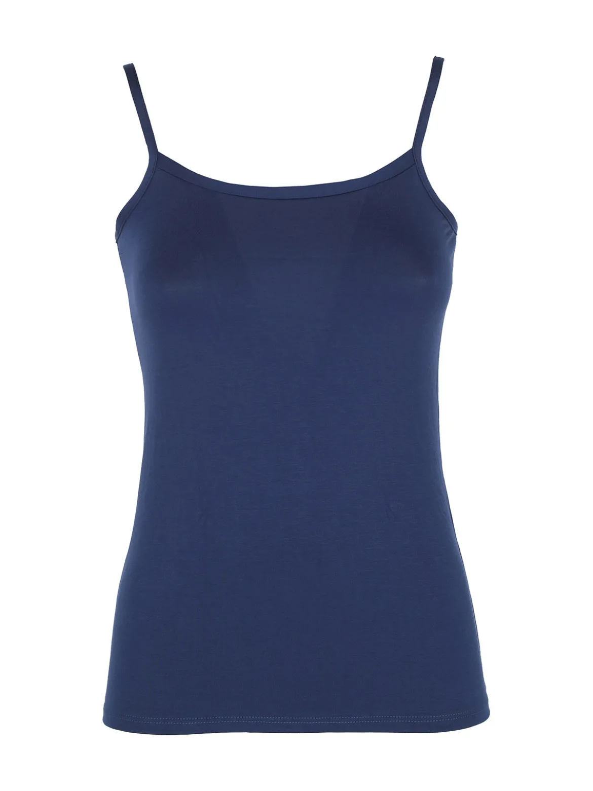 Pura P0717M top donna in bamboo con spalline sottili