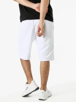 Pyrex Bermuda sportivi da uomo in cotone con logo - bianco