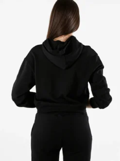 Pyrex Felpa da donna con cappuccio e logo - nero