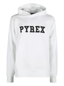 Pyrex Felpa da uomo con cappuccio in cotone con logo