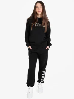 Pyrex Felpa donna in cotone con cappuccio e stampa logo