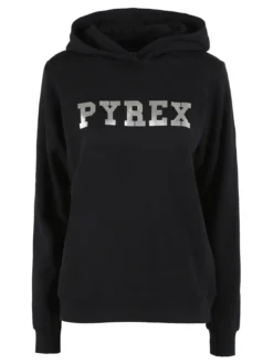 Pyrex Felpa donna invernale con cappuccio - nero