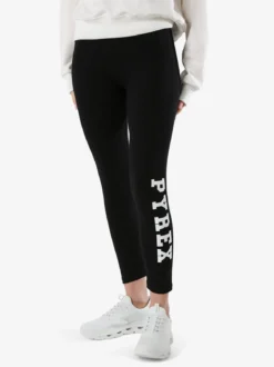 Pyrex Leggings sportivi da donna con logo- nero