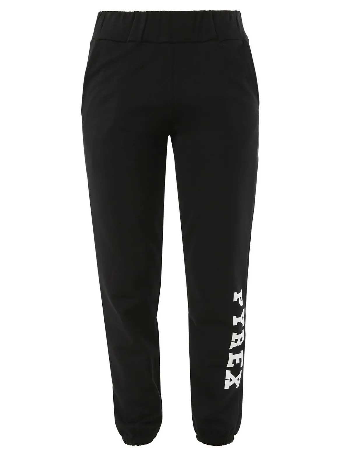 Pyrex Pantaloni sportivi da donna con logo in cotone - nero