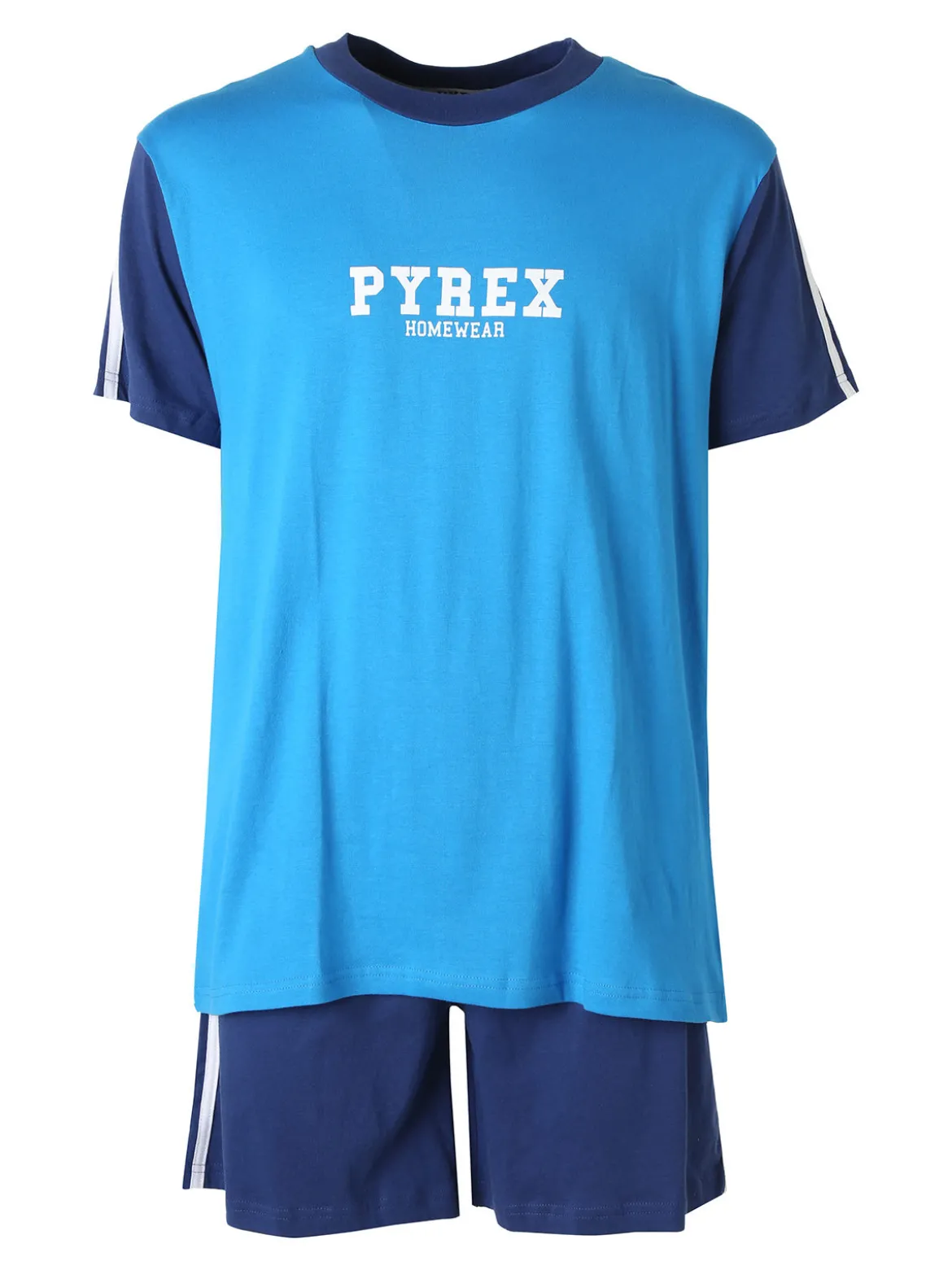 Pyrex Pigiama corto da uomo in cotone - bluette