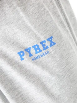Pyrex Pigiama lungo da uomo in cotone - bluette