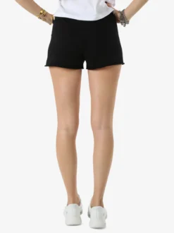Pyrex Shorts donna in cotone con logo - nero